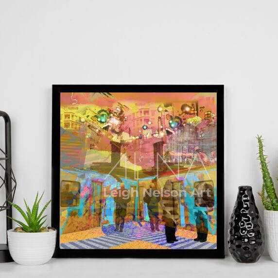 Canadian tunnel artwork print for wall decor