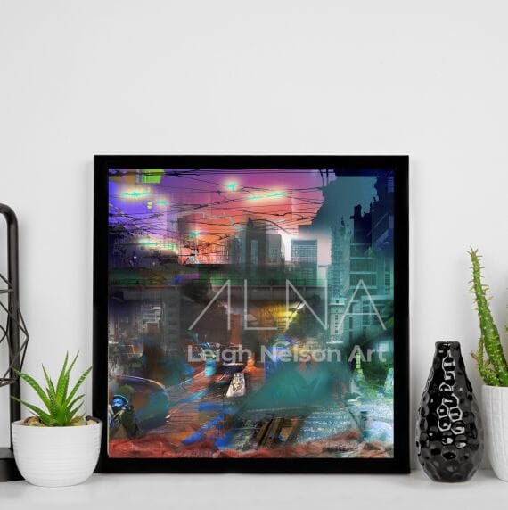 Spadina Tunnel art print by Leigh Nelson, Canadian wall decor, art prints Toronto